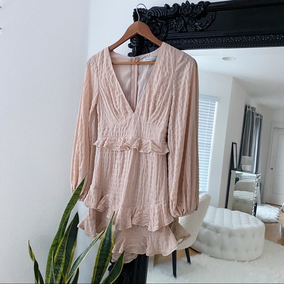 Hello Molly Dresses & Skirts - Hello Molly | Women’s Deep V Long Sleeve Dress